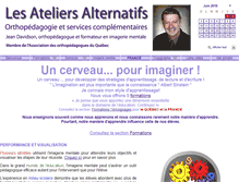 Tablet Screenshot of imagerie-mentale.com